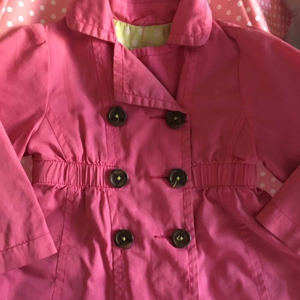 Pink pea coat